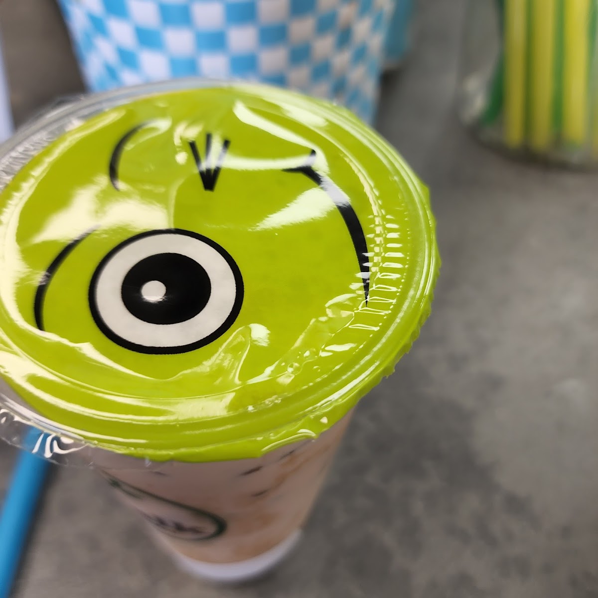 TeaTalk Boba green smoothie